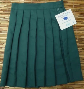 FRENCH TOAST OFFICIAL SCHOOL UNIFORM GIRLS PLEATED EASY CARE POLY SKIRT SZ 8 NEW - Picture 1 of 4