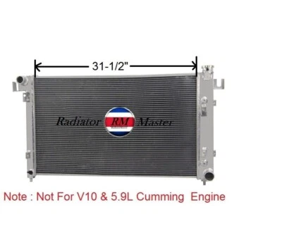 Radiador de alumínio 4 fileiras para 1994–1997 Dodge Ram 2500 3500 5.2L 5.9L resistente - Imagem 1 de 4