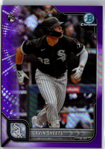 2022 Bowman Chrome Gavin Sheets RC Purple Refractor /250 #50 - Bild 1 von 2