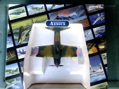 FRANKLIN MINT JAPANESE ZERO-MODEL 52 "CAMO", B11E177, 1:48 - Image 1 of 4