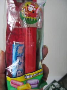Weihnachten PEZ Süßigkeitenspender Schneekugel Weihnachtsmann im Schlitten Neu im Paket H2 - Bild 1 von 5