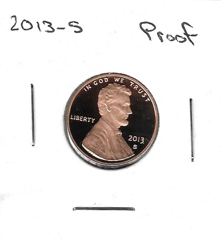 2013-S Lincoln Cent Proof Cover