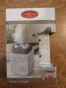 Candle Warmers Illumination Fragrance Warmer, Modern Cottage New - Picture 1 of 4