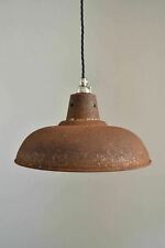Rusty barn pendant light industrial style workshop hanging ceiling lamp RBLSR4