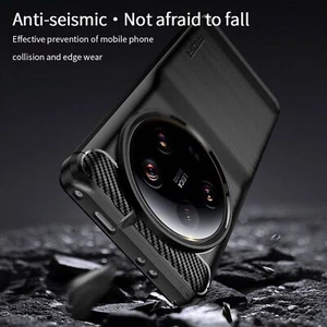 For Xiaomi 13 Ultra, Luxury Shockproof Hybrid Brushed Armor Soft Cover Case - Picture 1 of 14