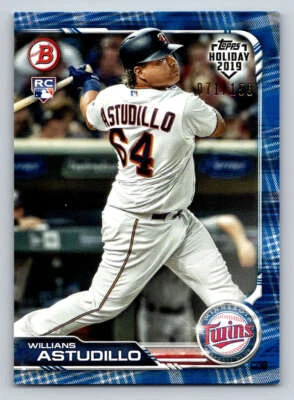 2019 Topps Bowman Holiday Blue #THWA Willians Astudillo 150 (ref 194250) - Image 1 of 2