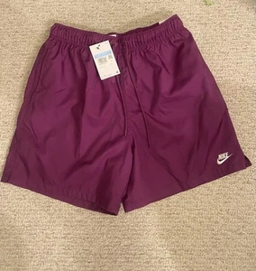 Nike Flow Shorts Size Medium Mens Purple Woven 6" $50 - Picture 1 of 4