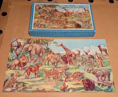 PUZZLE SIERRA CALAR Victory Jungle Wood de colección completo de madera hecho en Inglaterra 100 piezas Foto 1 de 4