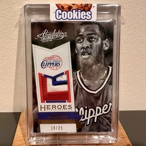 2015-16 Absolute Heroes Danny Manning Materials Prime Jersey Patch 18/25 SP SSP - Picture 1 of 1