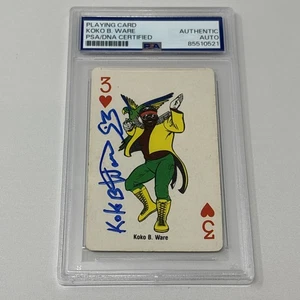 1988 WWF Superstars Koko B  Ware Signed Autograph Card PSA DNA - Picture 1 of 3