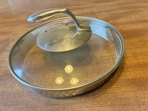 Chef Series Tupperware Strainer Lid Stainless Steel for 3 Quart Sauce Pan SS 8" - Picture 1 of 6