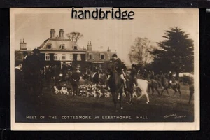 Leethorpe Hall - Meet of The Cottesmore Hunt - postal impresa - Imagen 1 de 1