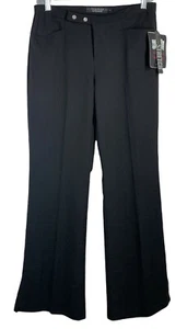 🙂️Pantalones de vestir RAMPAGE negros con llamaradas elásticos delanteros planos talla 7 NUEVOS - Imagen 1 de 12