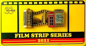 2021 HARD ROCK CAFE LONDON 3D 50TH ANNIVERSARY FILM STRIP SERIES PIN - Picture 1 of 3