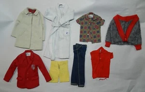 Vintage Ken Doll Clothing - Jacket, Robe, Shirts, Pants, Shoes - Picture 1 of 8