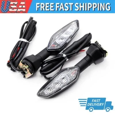 Fit KAWASAKI KLR650 VERSYS 650 1000 Z900 LED Turn Signal Lights Indicator Lamps - Imagem 1 de 4