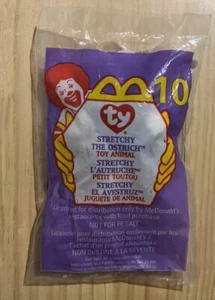 1999 Ty Beanie Babies McDonald’s Stretchy The Ostrich #10 - Bild 1 von 2