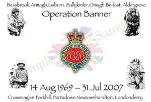 Grenadier Garde Op Banner. Fotoabzug A4. - Bild 1 von 3