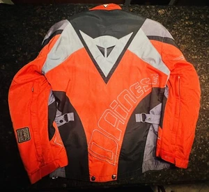 Vintage Dainese Men’s Padded Y2K Winter Motorcycle Jacket Size 54 (LG) - Picture 1 of 22