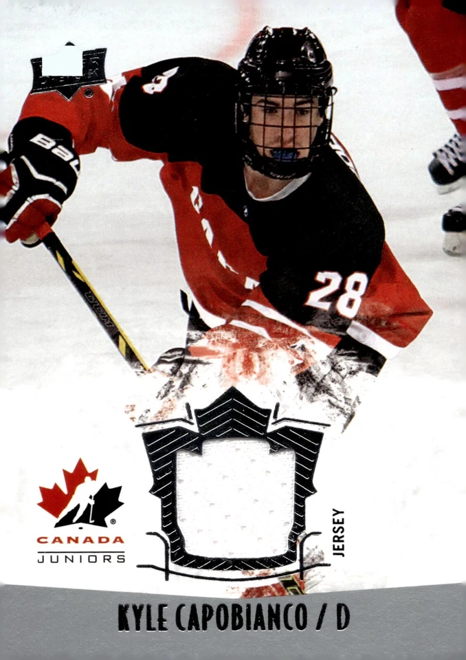 Kyle Capobianco - 2015 Upper Deck Team Canada Juniors Jersey Card #123 - Image 1 of 2