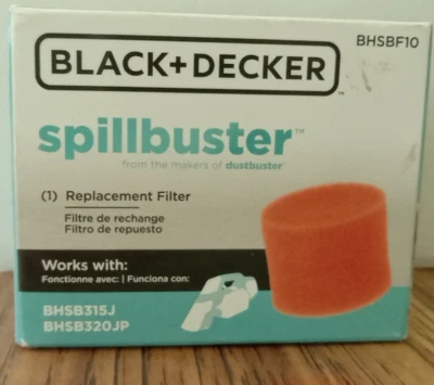 Filtro de repuesto Black & Decker Spillbuster BHSBF10 NUEVO Foto 1 de 4