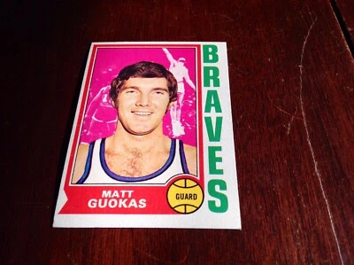 1974-75 Topps #117 Matt Guokas (EX) - Image 1 of 2