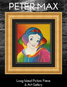 Peter Max Signed and Numbered Serigraph Snow White Disney Suite Custom Framed #2 - Picture 1 of 5