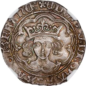 GREAT BRITAIN. Groat, ND (1480-83). Edward IV, Second Reign. NGC MS64* - Picture 1 of 4