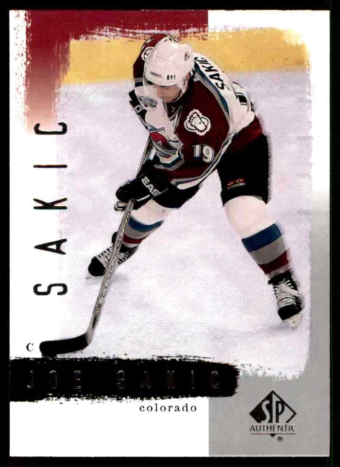 2000-01 Upper Deck SP Authentic Joe Sakic #25 - Image 1 of 2
