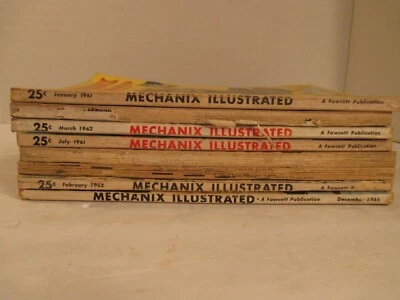 ✅ Mechanix Illustrated lot of 8  vintage Mechanics 1960s   Foto 1 de 4