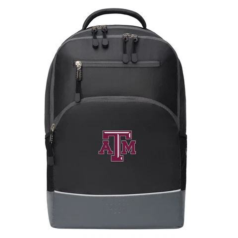 Officially Licensed NCAA Texas A&M Aggies "Alliance" Backpack, Black, 19" Cover