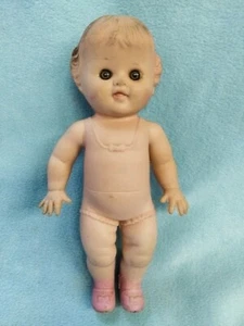 💙 Muñeca Dee Rubber Girl vintage años 50 11" 🍃🌸🍃~Sun Rubber Co.  Lindo!  - Imagen 1 de 8