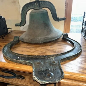 Antique Cast Iron C &D Bell. Sold As Is. Vintage - Picture 1 of 13