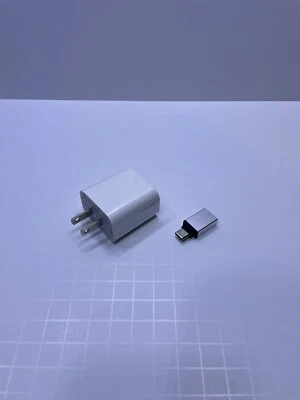Fast Charger 20W USB Type-C Power Adapter - White, With Usb Adapter. For Apple - Image 1 of 4