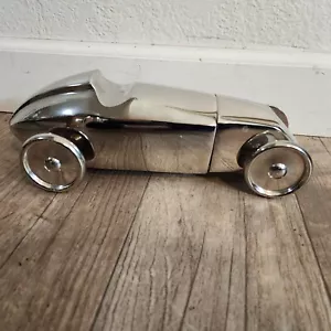 Art Deco Chrome Barware Hot Rod Car Cocktail Shaker - Picture 1 of 7