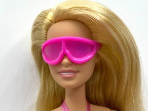 RARE MATTEL BARBIE PINK WRAP AROUND SKI SUNGLASSES - Picture 1 of 4