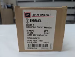 Cutler Hammer 60A 3P Circuit Breaker (EHD3030L) - New - Picture 1 of 1