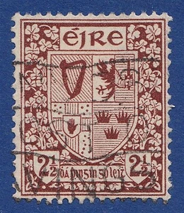 IRELAND 1923 2.5d RED BROWN ARMS OF IRELAND SG75 GU - Bild 1 von 1