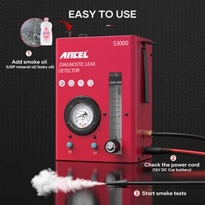 ANCEL S3000 EVAP Smoke Machine Vacuum Leak Detector Pipe System Leakage Tester - Bild 1 von 10