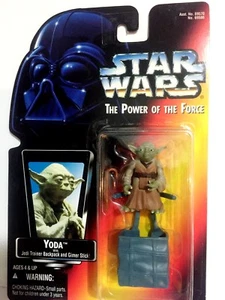 "Star Wars El Poder de la Fuerza YODA con Entrenador Jedi + Gimer Stick 3,75" - Imagen 1 de 2