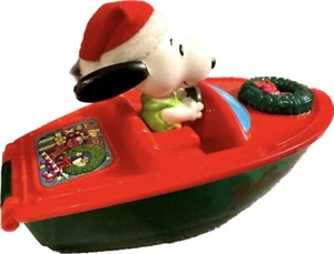 Vintage Whitman’s Snoopy Speedboat Christmas (no chocolate) Peanuts Charlie Brown - Bild 1 von 4