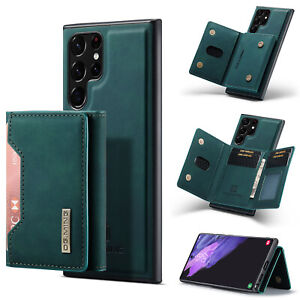 Magnetic Leather Wallet Case For Samsung Galaxy S23 Ultra S22 Plus S21 S20 Cover