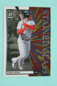 RAFAEL DEVERS 2020 OPTIC STAINED GLASS #SG-7 BOSTON RED SOX - Picture 1 of 1