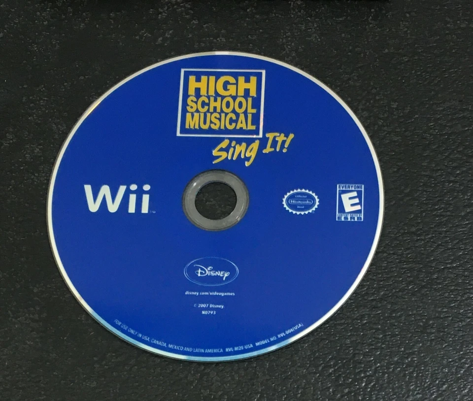 High School Musical: Sing It (Nintendo Wii) PROBADO *SOLO DISCO* *6982 Foto 1 de 1