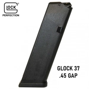 NEW! GLOCK 37 OEM G37 .45 GAP 10 Round Black Factory Magazine MF37010 - Picture 1 of 2