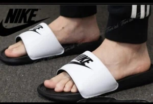  Nike Victori One Slide CN9675 005 men's Slide  Black-White  - Picture 1 of 7