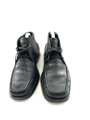 TODS Ladies Preloved Black Leather Lace Up Ankle Boots Uk 5.5 Eur 38.5 - Image 1 of 4