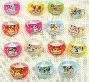 New classic 100 Pcs Mix Cartoon Resin Children Rings Gifts - Picture 1 of 1