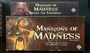 Mansions of Madness 2nd edition Board Game + Beyond The Threshold Exp Complete - Picture 1 of 6