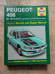 Peugeot 406 (Petrol & Diesel) 1999-2002 Haynes Workshop Manual - Picture 1 of 8